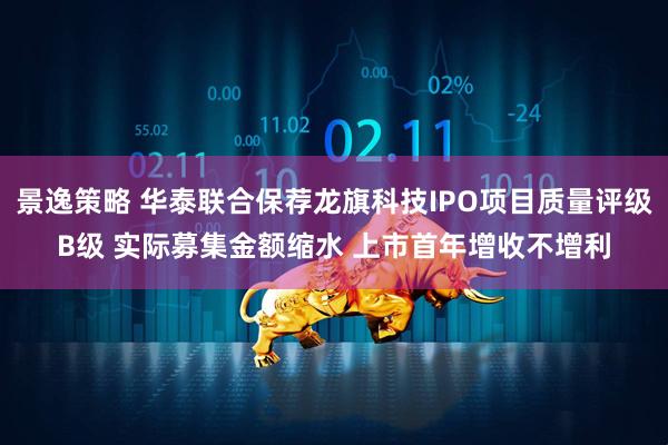 景逸策略 华泰联合保荐龙旗科技IPO项目质量评级B级 实际募集金额缩水 上市首年增收不增利